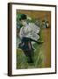 Jane Avril Dancing, 1891-Henri de Toulouse-Lautrec-Framed Giclee Print