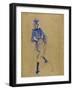 Jane Avril Dancing, circa 1891-1892-Henri de Toulouse-Lautrec-Framed Giclee Print