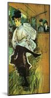 Jane Avril Dancing-Henri de Toulouse-Lautrec-Mounted Giclee Print