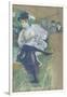 Jane Avril dansant (1868-1943)-Henri de Toulouse-Lautrec-Framed Giclee Print