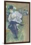 Jane Avril dansant (1868-1943)-Henri de Toulouse-Lautrec-Framed Giclee Print