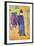 Jane Avril Leaves The Moulin Rouge-Henri de Toulouse-Lautrec-Framed Art Print