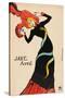 Jane Avril Poster by Henri De Toulouse-Lautrec-Henri de Toulouse-Lautrec-Stretched Canvas