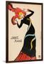 Jane Avril Poster by Henri De Toulouse-Lautrec-Henri de Toulouse-Lautrec-Framed Giclee Print