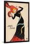 Jane Avril Poster by Henri De Toulouse-Lautrec-Henri de Toulouse-Lautrec-Framed Giclee Print