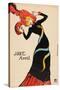 Jane Avril Poster by Henri De Toulouse-Lautrec-Henri de Toulouse-Lautrec-Stretched Canvas