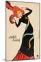 Jane Avril Poster by Henri De Toulouse-Lautrec-Henri de Toulouse-Lautrec-Mounted Giclee Print