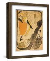 Jane Avril-Henri de Toulouse-Lautrec-Framed Premium Giclee Print