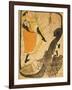 Jane Avril-Henri de Toulouse-Lautrec-Framed Giclee Print