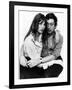 Jane Birkin Actress and Serge Gainsbourg at Home in Their Chelsea Flat-null-Framed Photographic Print