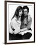 Jane Birkin Actress and Serge Gainsbourg at Home in Their Chelsea Flat-null-Framed Photographic Print