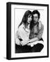 Jane Birkin Actress and Serge Gainsbourg at Home in Their Chelsea Flat-null-Framed Photographic Print