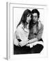 Jane Birkin Actress and Serge Gainsbourg at Home in Their Chelsea Flat-null-Framed Photographic Print