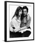 Jane Birkin Actress and Serge Gainsbourg at Home in Their Chelsea Flat-null-Framed Photographic Print