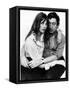 Jane Birkin Actress and Serge Gainsbourg at Home in Their Chelsea Flat-null-Framed Stretched Canvas