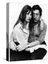 Jane Birkin Actress and Serge Gainsbourg at Home in Their Chelsea Flat-null-Stretched Canvas