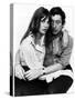 Jane Birkin Actress and Serge Gainsbourg at Home in Their Chelsea Flat-null-Stretched Canvas