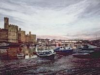 Evening, Caernarfon-Jane Carpanini-Framed Giclee Print