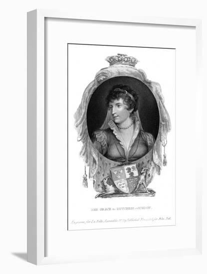 Jane Duchess of Gordon 1-null-Framed Art Print