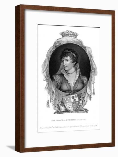 Jane Duchess of Gordon 1-null-Framed Art Print