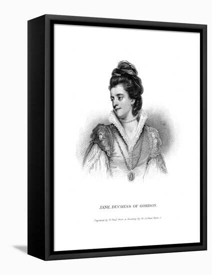 Jane Duchess of Gordon 2-W Read-Framed Stretched Canvas