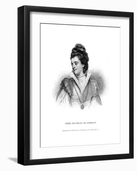 Jane Duchess of Gordon 2-W Read-Framed Giclee Print