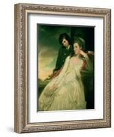 Jane, Duchess of Gordon and Her Son George, Marquess of Huntly, 1778-George Romney-Framed Giclee Print