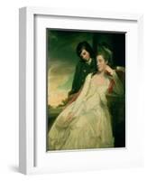 Jane, Duchess of Gordon and Her Son George, Marquess of Huntly, 1778-George Romney-Framed Giclee Print