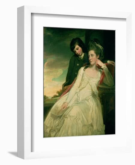 Jane, Duchess of Gordon and Her Son George, Marquess of Huntly, 1778-George Romney-Framed Giclee Print