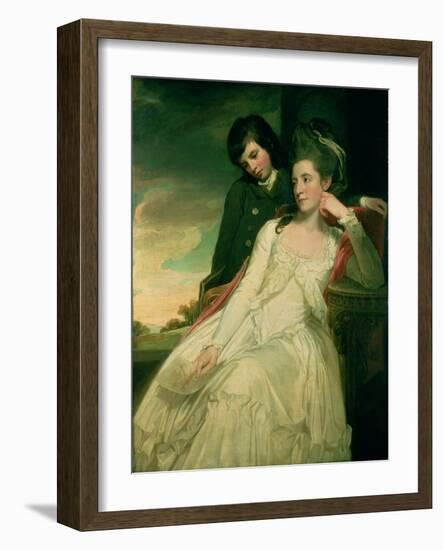 Jane, Duchess of Gordon and Her Son George, Marquess of Huntly, 1778-George Romney-Framed Giclee Print