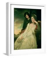 Jane, Duchess of Gordon and Her Son George, Marquess of Huntly, 1778-George Romney-Framed Giclee Print