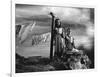 JANE EYRE, 1944 directed by ROBERT STEVENSON Elizabeth Taylor / Peggy Ann Garner (b/w photo)-null-Framed Photo