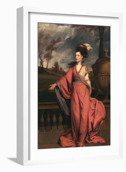 Jane Fleming, Later Countess of Harrington, C.1778-79-Sir Joshua Reynolds-Framed Giclee Print