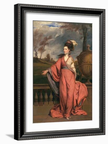 Jane Fleming, Later Countess of Harrington, C.1778-79-Sir Joshua Reynolds-Framed Giclee Print