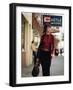 Jane Fonda Carrying a Louis Vuitton Bag as She Walks Down the Street-Bill Ray-Framed Premium Photographic Print