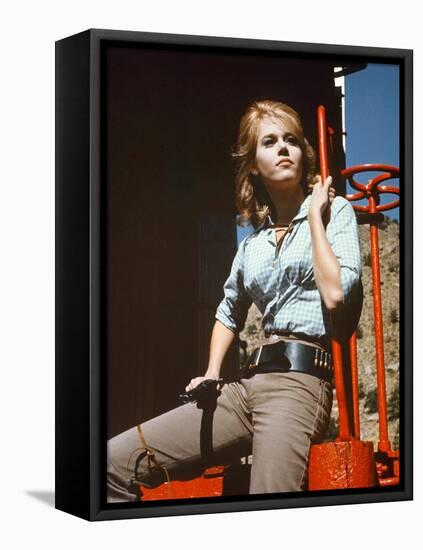 Jane Fonda CAT BALLOU, 1965 directed by ELLIOT SILVERSTEIN (photo)-null-Framed Stretched Canvas