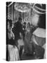 Jane Fonda Dancing at Charity Ball at Waldorf Astoria-Yale Joel-Stretched Canvas