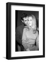 Jane Fonda Et Roger Vadim During the Shooting of the Movie "La Curée"-Richard Bouchara-Framed Photographic Print