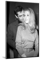 Jane Fonda Et Roger Vadim During the Shooting of the Movie "La Curée"-Richard Bouchara-Mounted Photographic Print