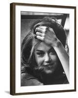 Jane Fonda-Gjon Mili-Framed Premium Photographic Print