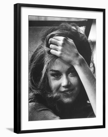 Jane Fonda-Gjon Mili-Framed Premium Photographic Print