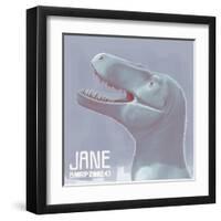 Jane Is a Fossil Specimen of Small Tyrannosaurid Dinosaur-Stocktrek Images-Framed Art Print