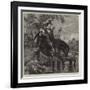 Jane Lane Assisting Charles II to Escape after the Battle of Worcester-Edgar Melville Ward-Framed Giclee Print