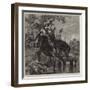 Jane Lane Assisting Charles II to Escape after the Battle of Worcester-Edgar Melville Ward-Framed Giclee Print