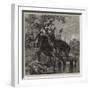 Jane Lane Assisting Charles II to Escape after the Battle of Worcester-Edgar Melville Ward-Framed Giclee Print