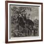 Jane Lane Assisting Charles II to Escape after the Battle of Worcester-Edgar Melville Ward-Framed Giclee Print