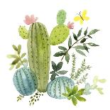 Happy Cactus IV-Jane Maday-Stretched Canvas