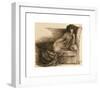Jane Morris, 1870-Dante Gabriel Rossetti-Framed Premium Giclee Print