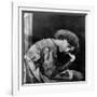 Jane Morris, Posed by Dante Gabriel Rossetti, 1865 (Albumen Print)-John R. Parsons-Framed Giclee Print