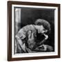 Jane Morris, Posed by Dante Gabriel Rossetti, 1865 (Albumen Print)-John R. Parsons-Framed Giclee Print